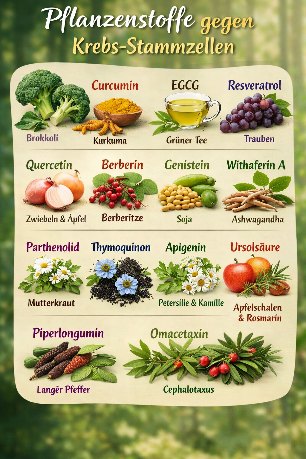 Heiko Gärtner deckt auf: Welche Pflanzenstoffe Krebs-Stammzellen ins Visier nehmen